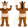 Brown Horse Mascot Costume