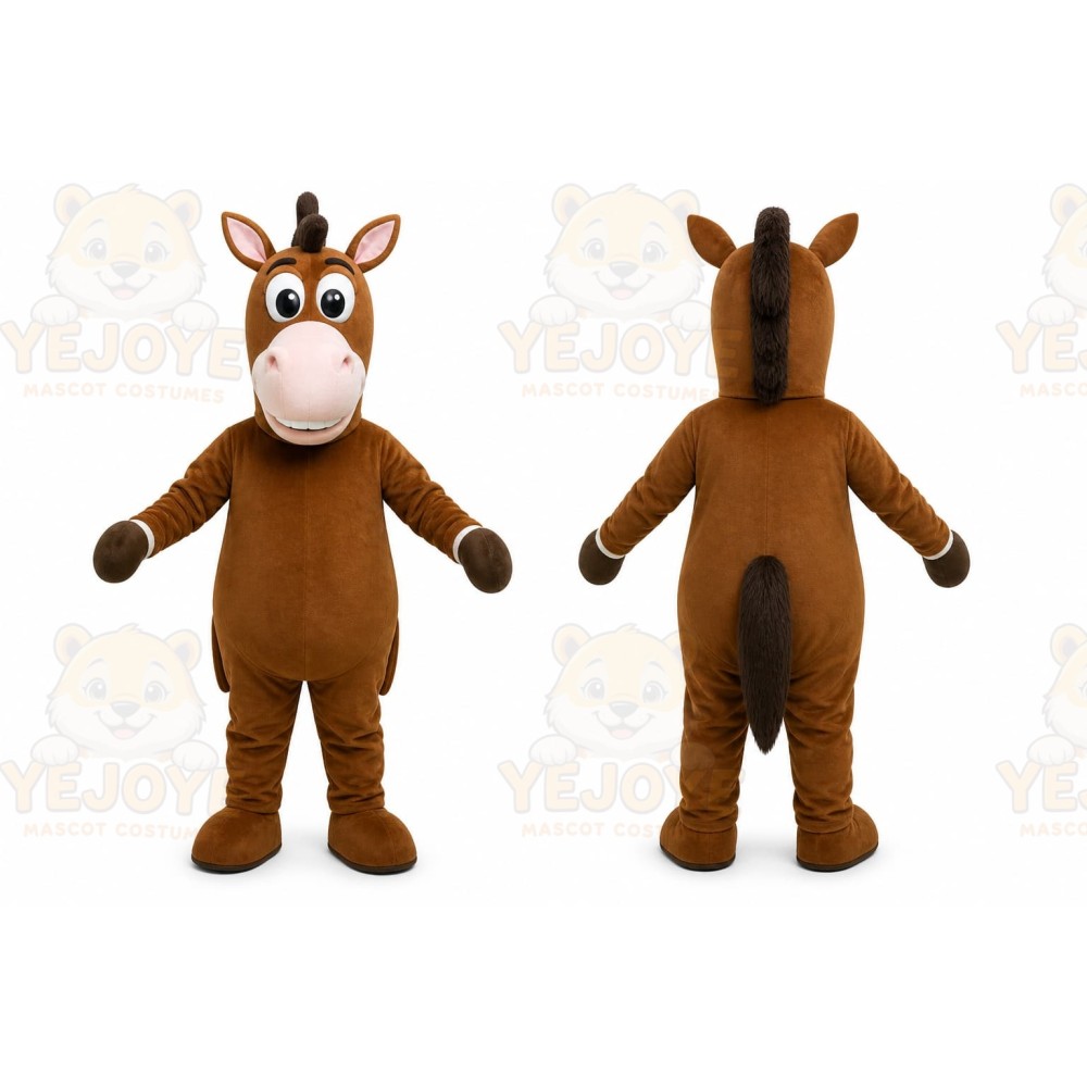 Brown Horse Mascot Costume