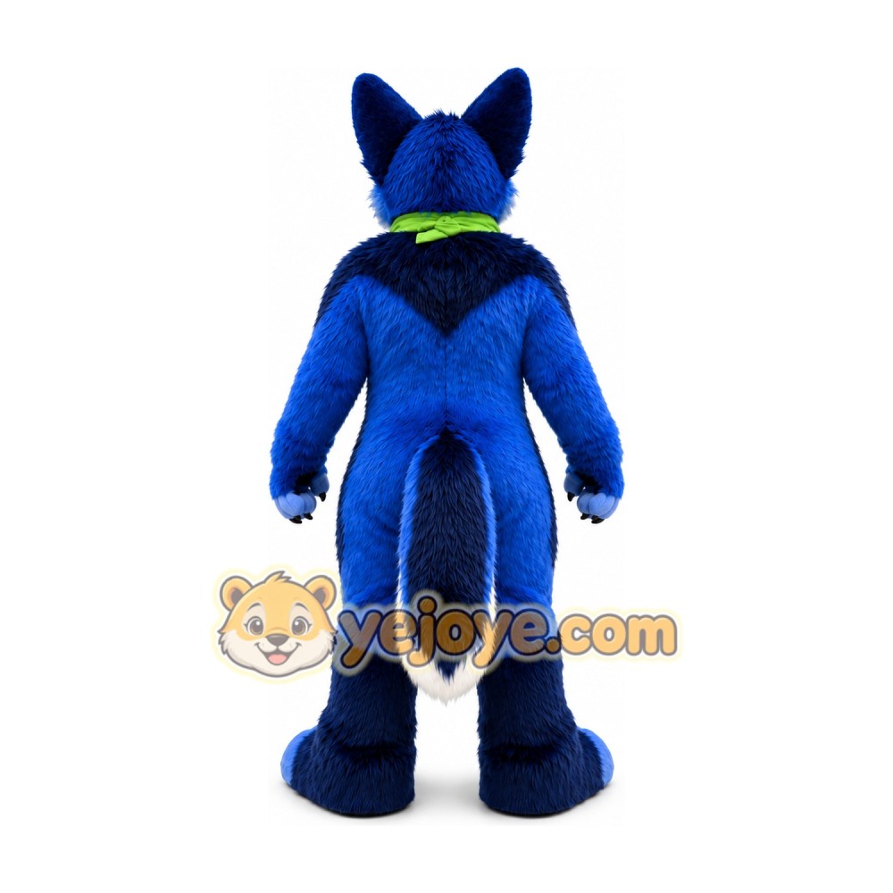 Blue Fox Mascot Costume Blue Fox Mascot Costume