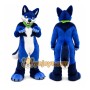 Blue Fox Mascot Costume