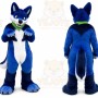 Blue Fox Mascot Costume