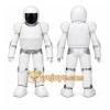 White Robot Mascot Costume White Robot Mascot Costume