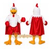 Chicken Red Skirt Mascot Costume Chicken Red Skirt Mascot Costume