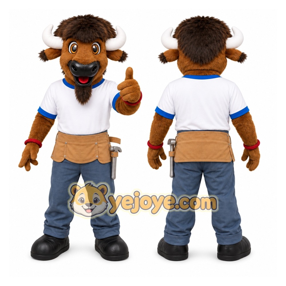 Sport Bision Bull Mascot Costume Sport Bision Bull Mascot Costume