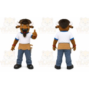 Sport Bision Bull Mascot Costume