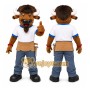 Sport Bision Bull Mascot Costume