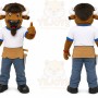 Sport Bision Bull Mascot Costume