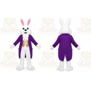 Purple Rabbit Mascot Costume
