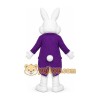 Purple Rabbit Mascot Costume Purple Rabbit Mascot Costume