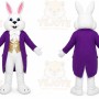 Purple Rabbit Mascot Costume