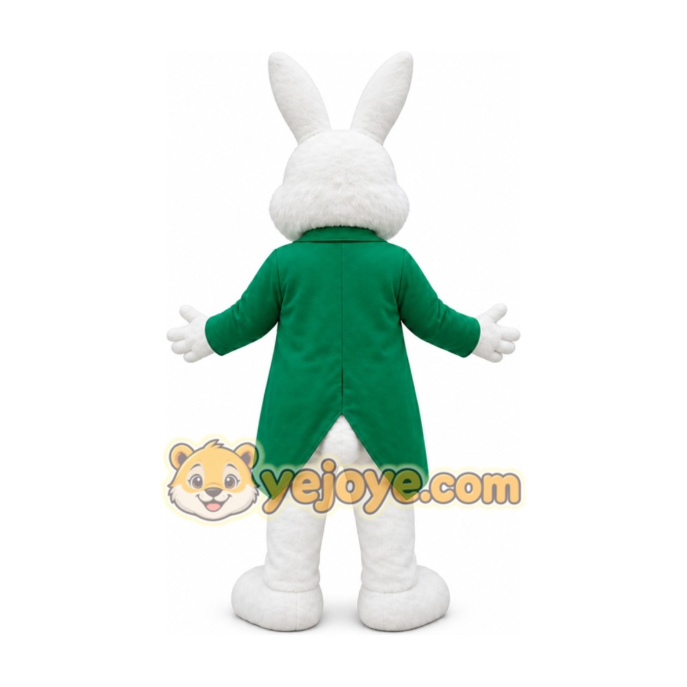 Green Rabbit Mascot Costume