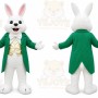 Green Rabbit Mascot Costume