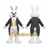 Gray Rabbit Mascot Costume Gray Rabbit Mascot Costume