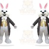 Gray Rabbit Mascot Costume