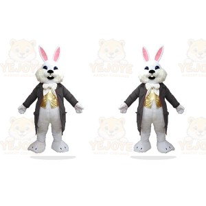 Gray Rabbit Mascot Costume
