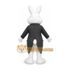 Gray Rabbit Mascot Costume Gray Rabbit Mascot Costume