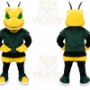 Black Yellow Hornet Mascot Costume
