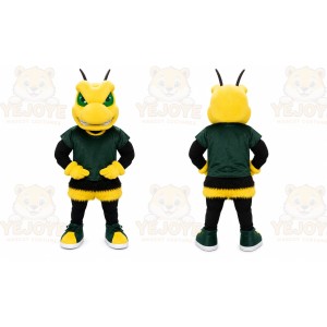 Black Yellow Hornet Mascot Costume