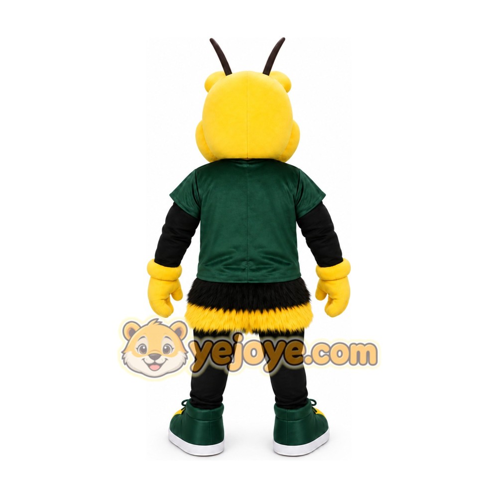 Black Yellow Hornet Mascot Costume Black Yellow Hornet Mascot Costume