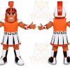 Orange Warrior Mascot Costume