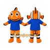 Orange Fish Mascot Costume Orange Fish Mascot Costume