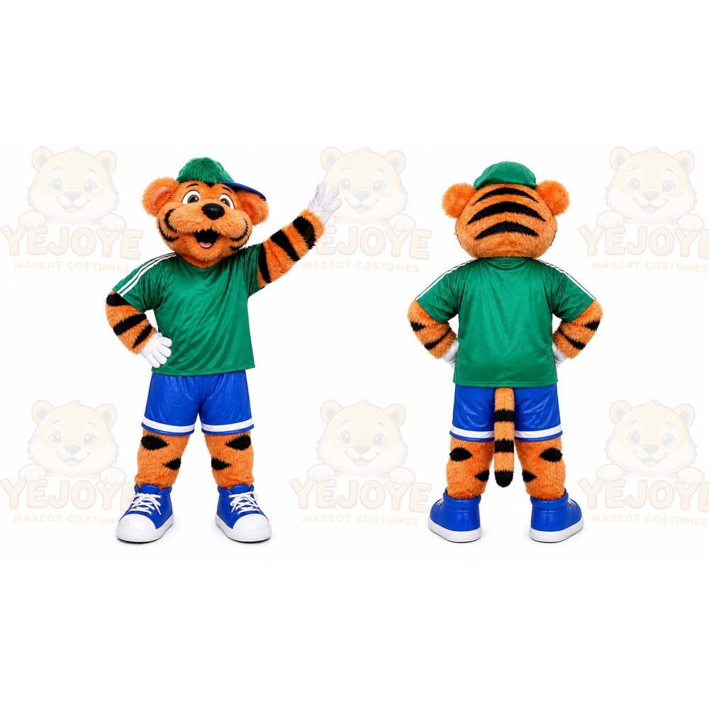  Sports Boy Tiger Mascot Costume