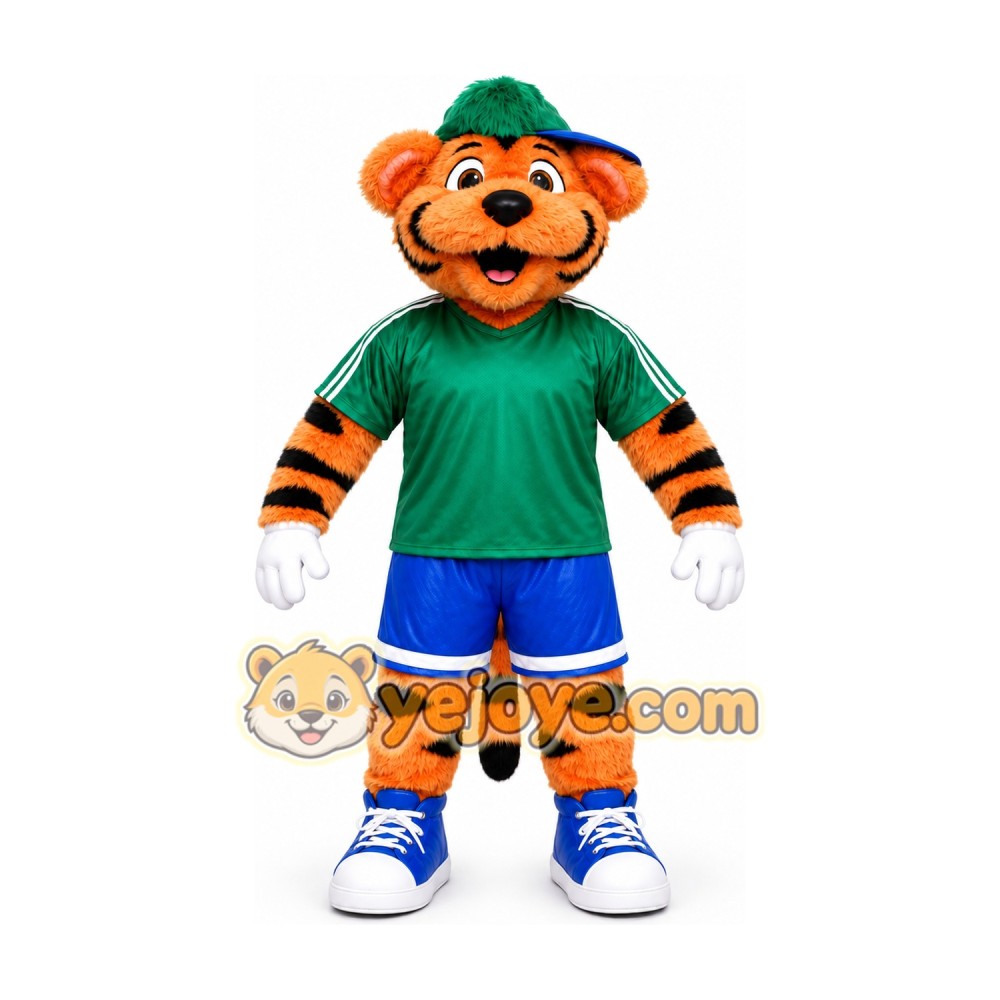  Sports Boy Tiger Mascot Costume