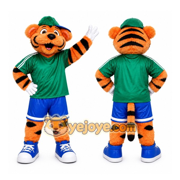  Sports Boy Tiger Mascot Costume