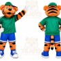  Sports Boy Tiger Mascot Costume