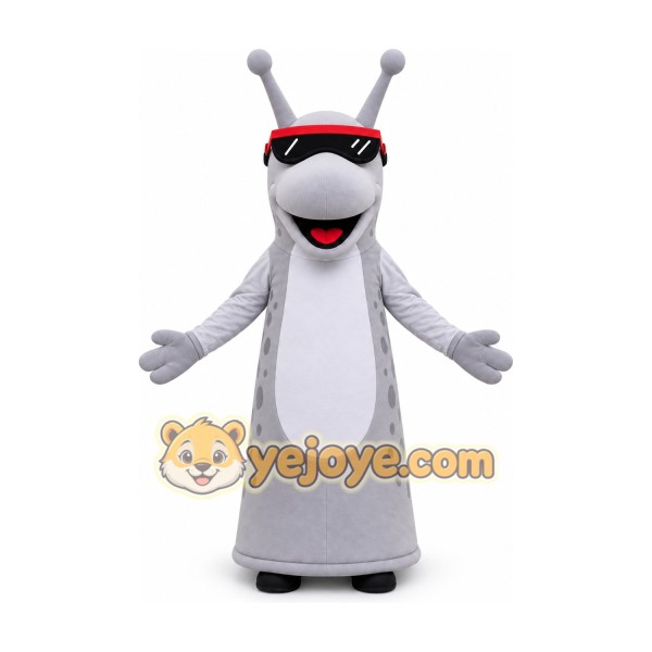 Gray Bug Mascot Costume Gray Bug Mascot Costume