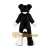 Black Husky Dog Mascot Costume Black Husky Dog Mascot Costume