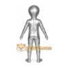 Silver Alien Mascot Costume