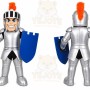 Silver Knight Mascot Costume