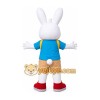 Blue Shirt Rabbit Mascot Costume Blue Shirt Rabbit Mascot Costume