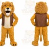 Tan Lion Mascot Costume