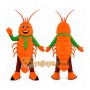 Orange Lobster Mascot Costume