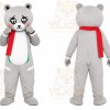 Grey Bear Mascot Costume