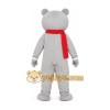 Grey Bear Mascot Costume Grey Bear Mascot Costume