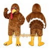 Brown Turkey Mascot Costume