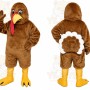 Brown Turkey Mascot Costume