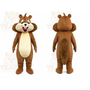 Brown Squirrel Mascot Costume