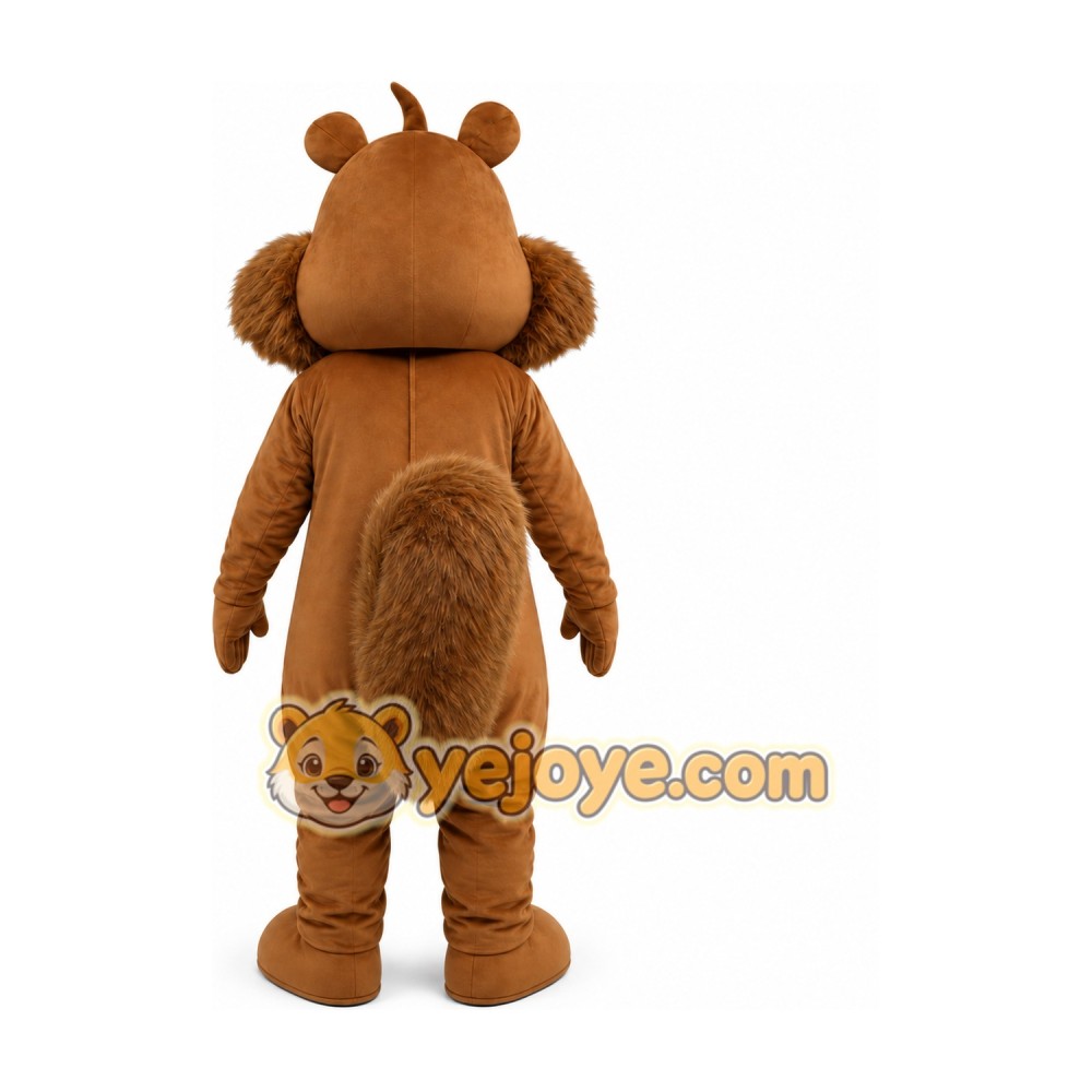 Brown Squirrel Mascot Costume Brown Squirrel Mascot Costume