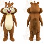 Brown Squirrel Mascot Costume
