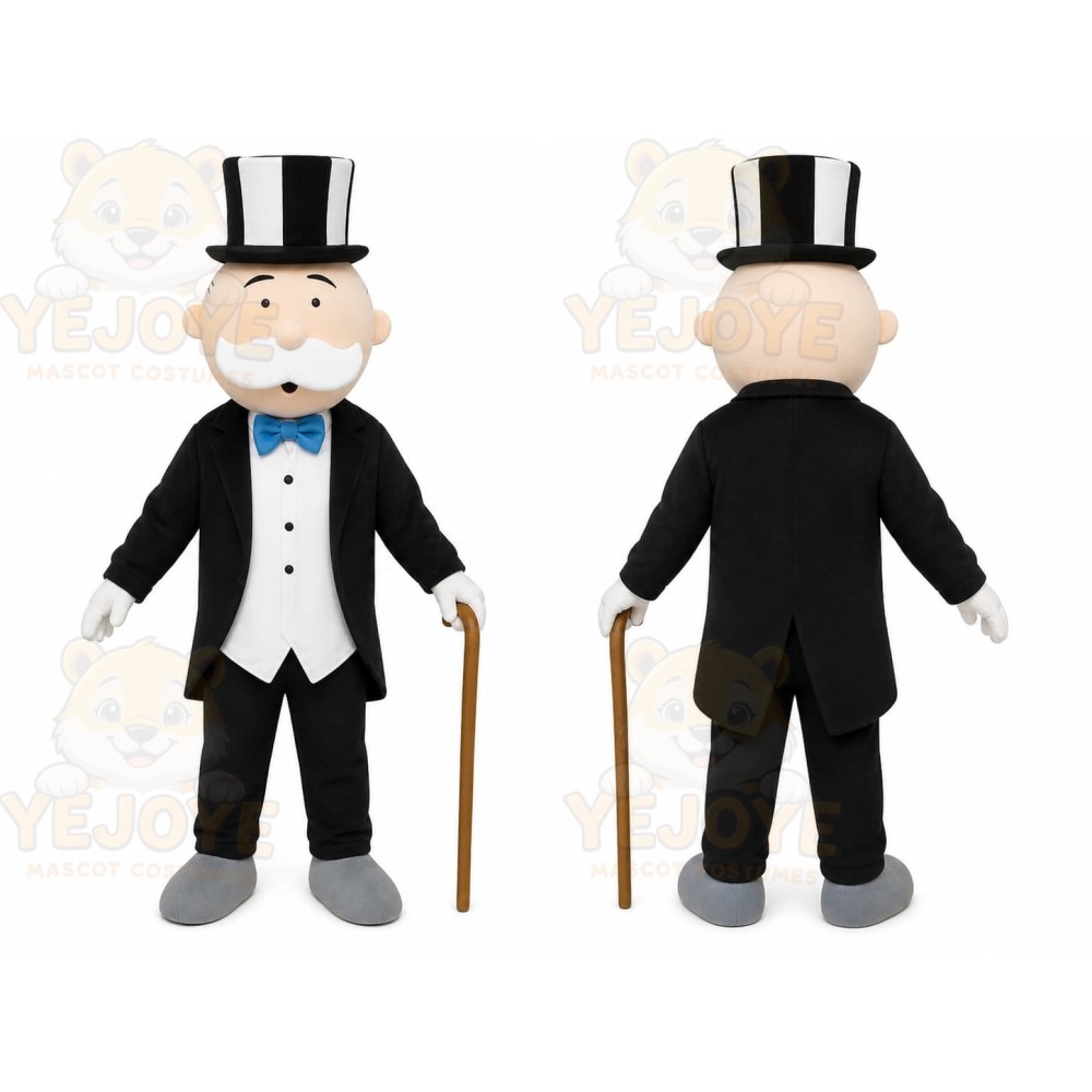 Tuxedo Man Mascot Costume