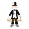 Tuxedo Man Mascot Costume Tuxedo Man Mascot Costume