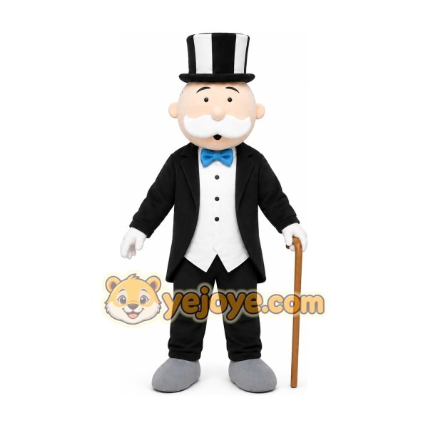 Tuxedo Man Mascot Costume