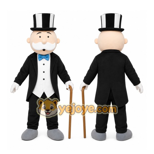Tuxedo Man Mascot Costume