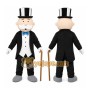 Tuxedo Man Mascot Costume