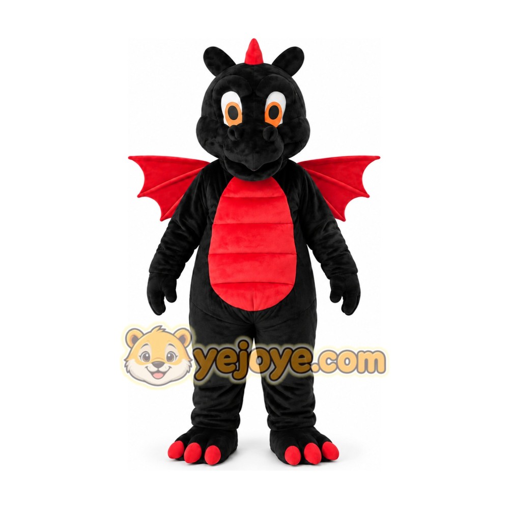 Red Dragon Mascot Costume Red Dragon Mascot Costume