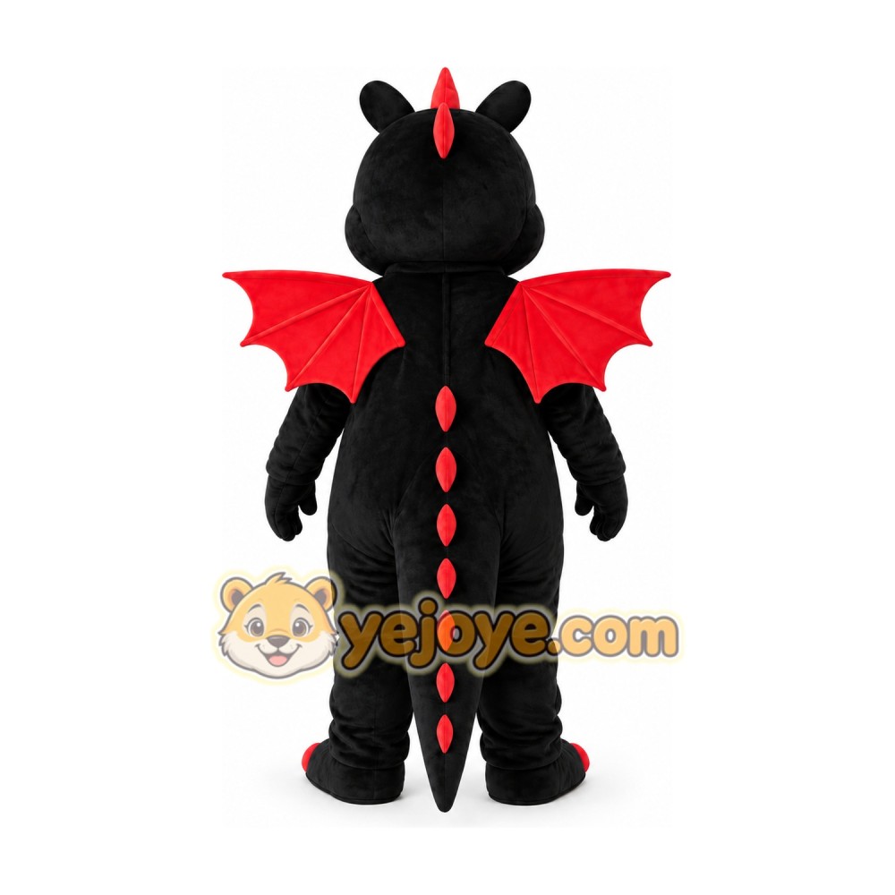 Red Dragon Mascot Costume Red Dragon Mascot Costume